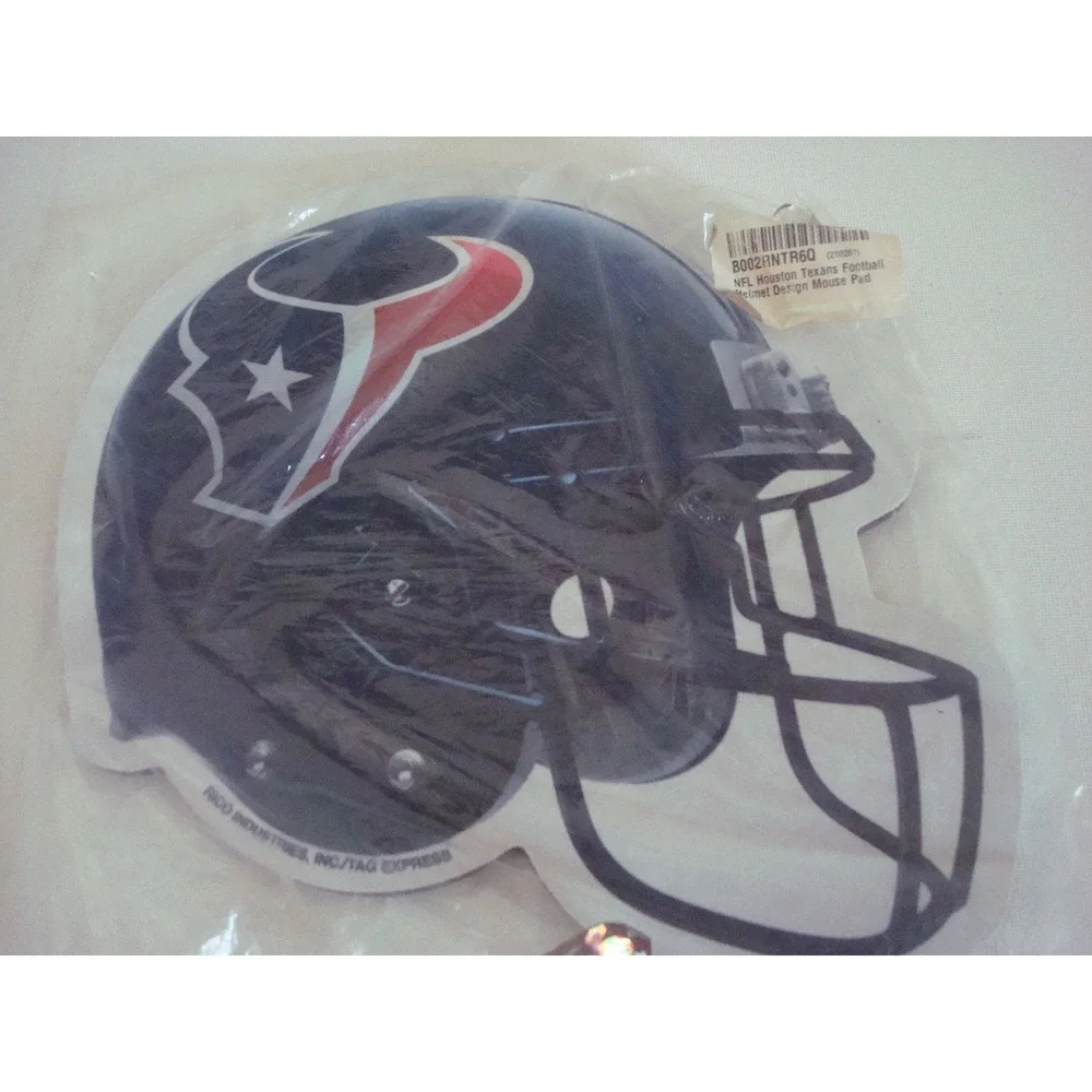 HOUSTON TEXANS MOUSE PAD ‎ DEADSTOCK VINTAGE T6